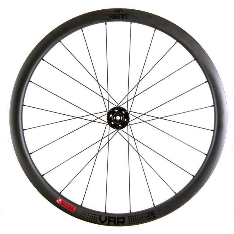 Venn Var 35 TCD filament wound tubeless clincher road disc brake bike 35mm carbon wheels