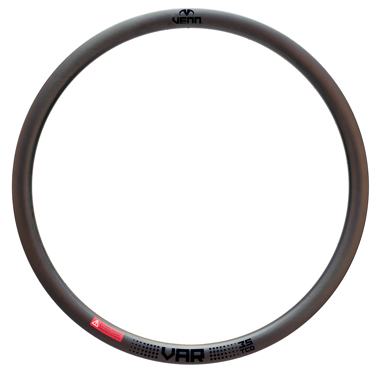 Venn Var 35 TCD filament wound tubeless clincher road disc brake bike 35mm carbon rim