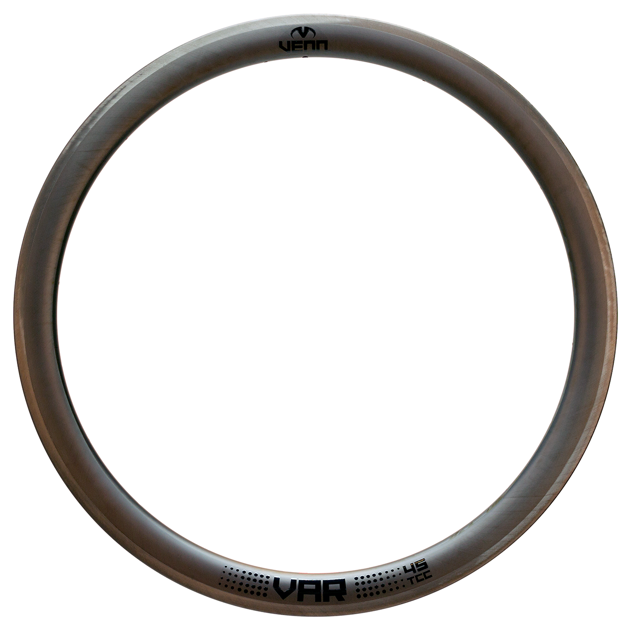 Venn Var 45 TCC filament wound tubeless clincher rim brake bike carbon rim