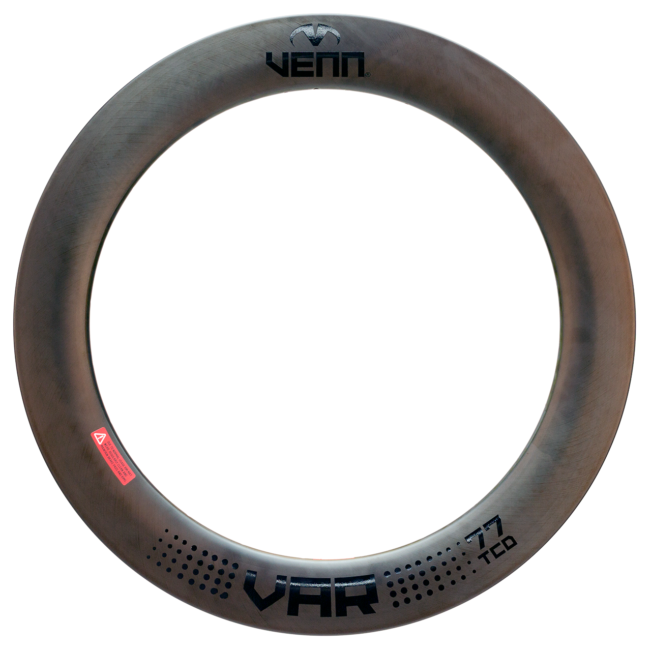 Venn Var 77 TCD filament wound tubeless clincher road disc brake deep section 77mm carbon rim