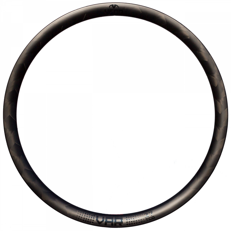 Venn Var 37 TCD filament wound tubeless clincher road disc brake bike 37mm carbon rim