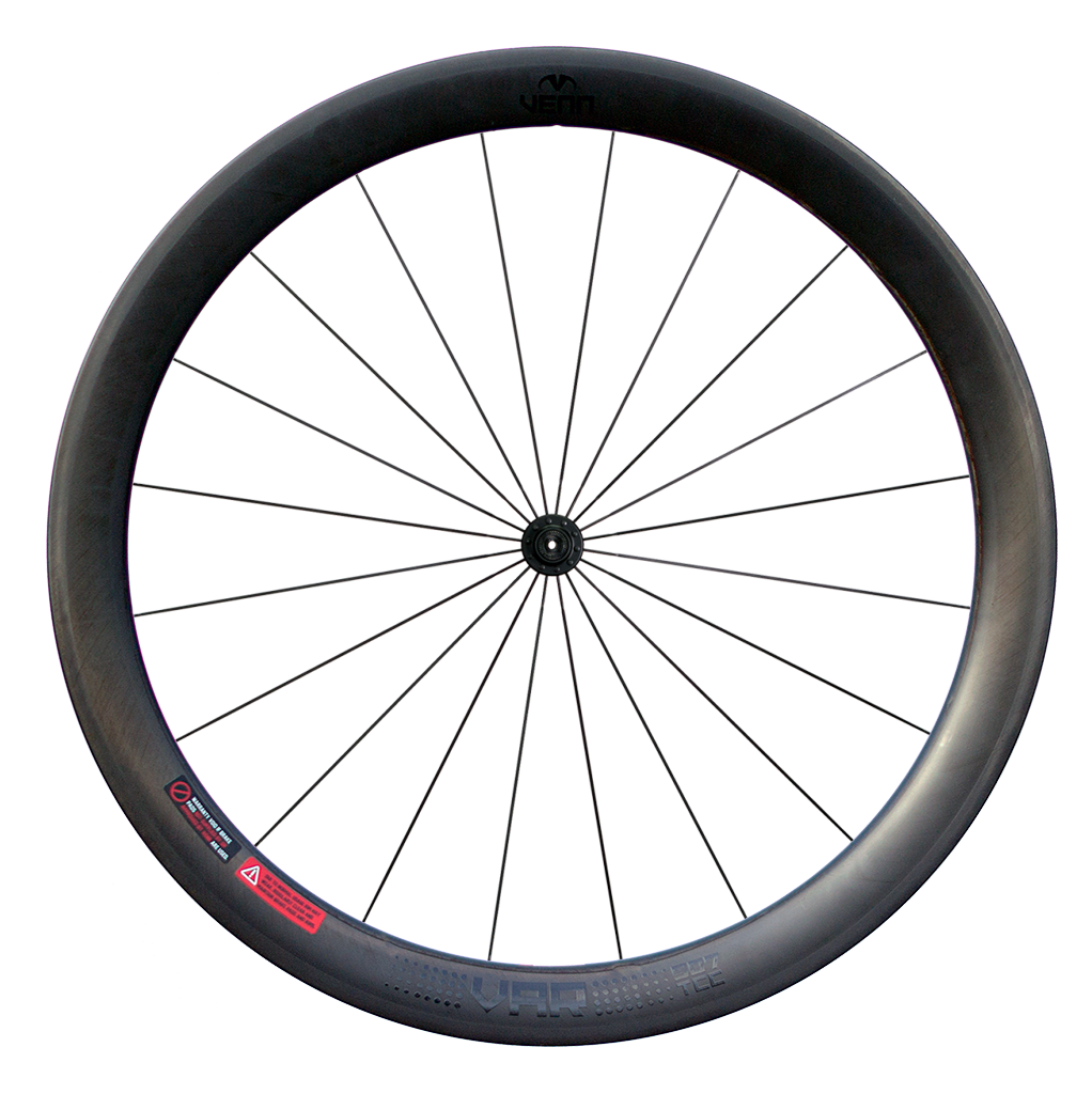 Venn Var 507 TCC filament wound tubeless clincher rim brake road bike 50mm carbon wheels