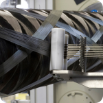 VAR filament winding of carbon rims