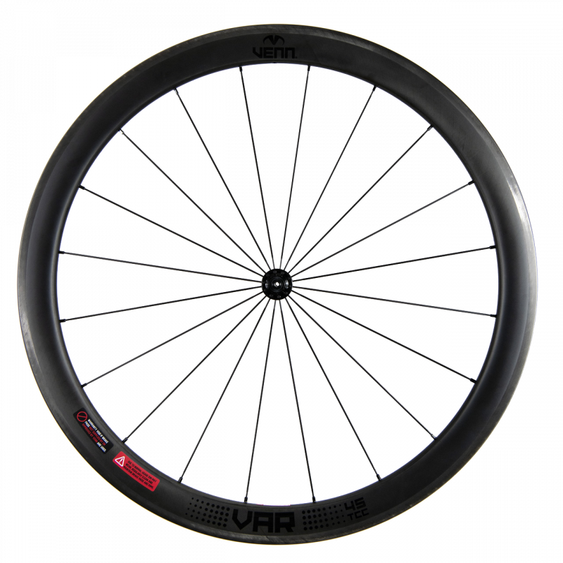 Venn Var 45 TCC filament wound tubeless clincher rim brake bike 45mm carbon wheels