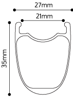 Venn 35 TCD rim profile