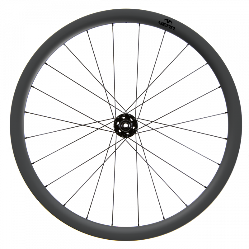 Venn 3525 TCD gravel carbon wheel front