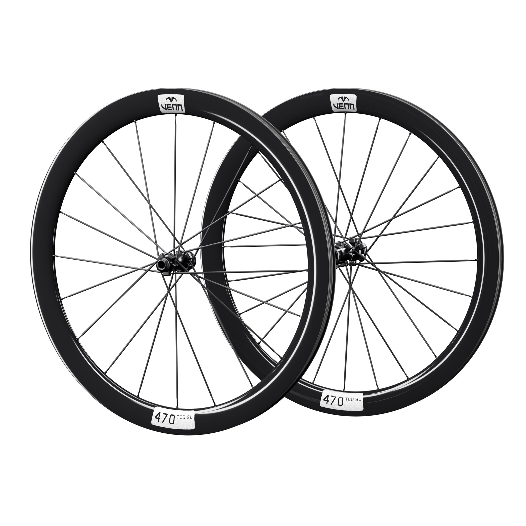 Venn 470 C SL carbon wheelset, 470 TCD SL rims (render)