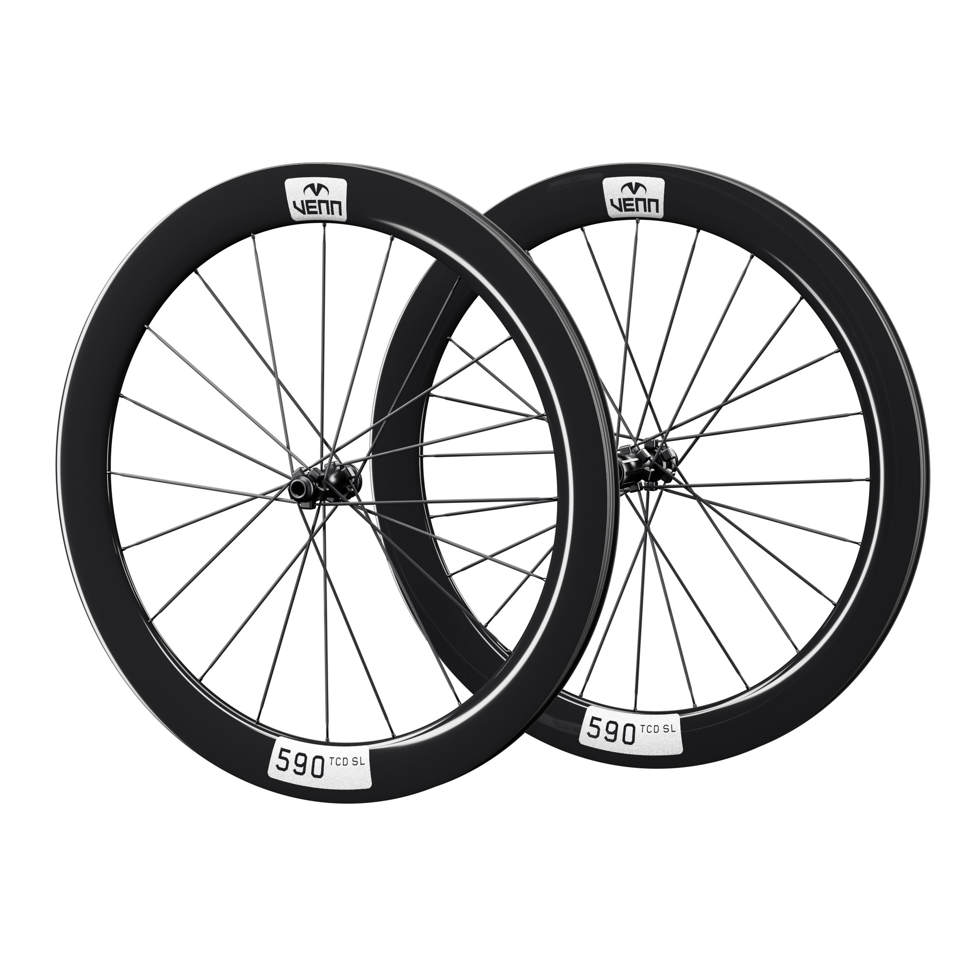 Venn 590 C SL carbon wheelset, 590 TCD SL rims (render)