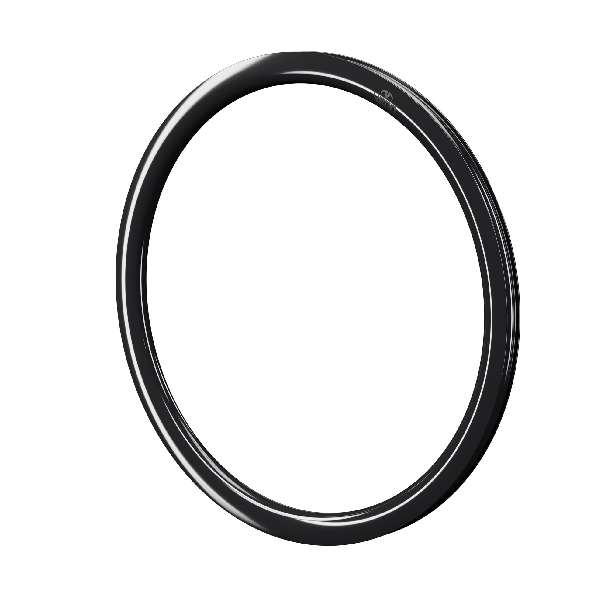 Venn 400 THL carbon rim, uncoated gloss finish, three-quarter view