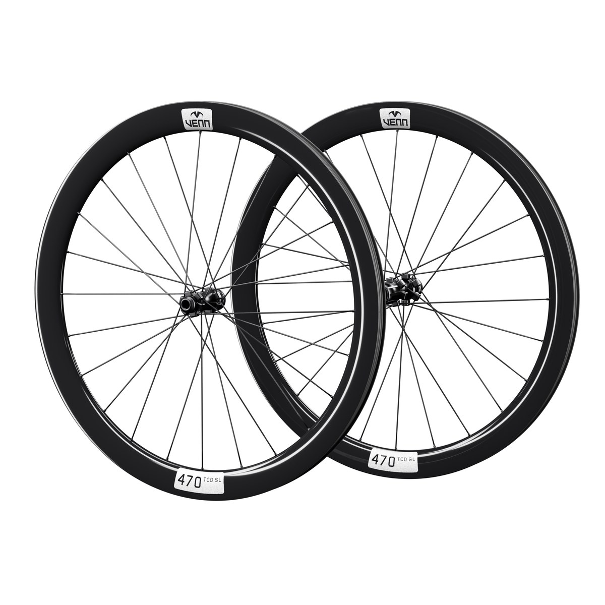 Venn 470 S carbon wheelset, 470 TCD SL rims (render)