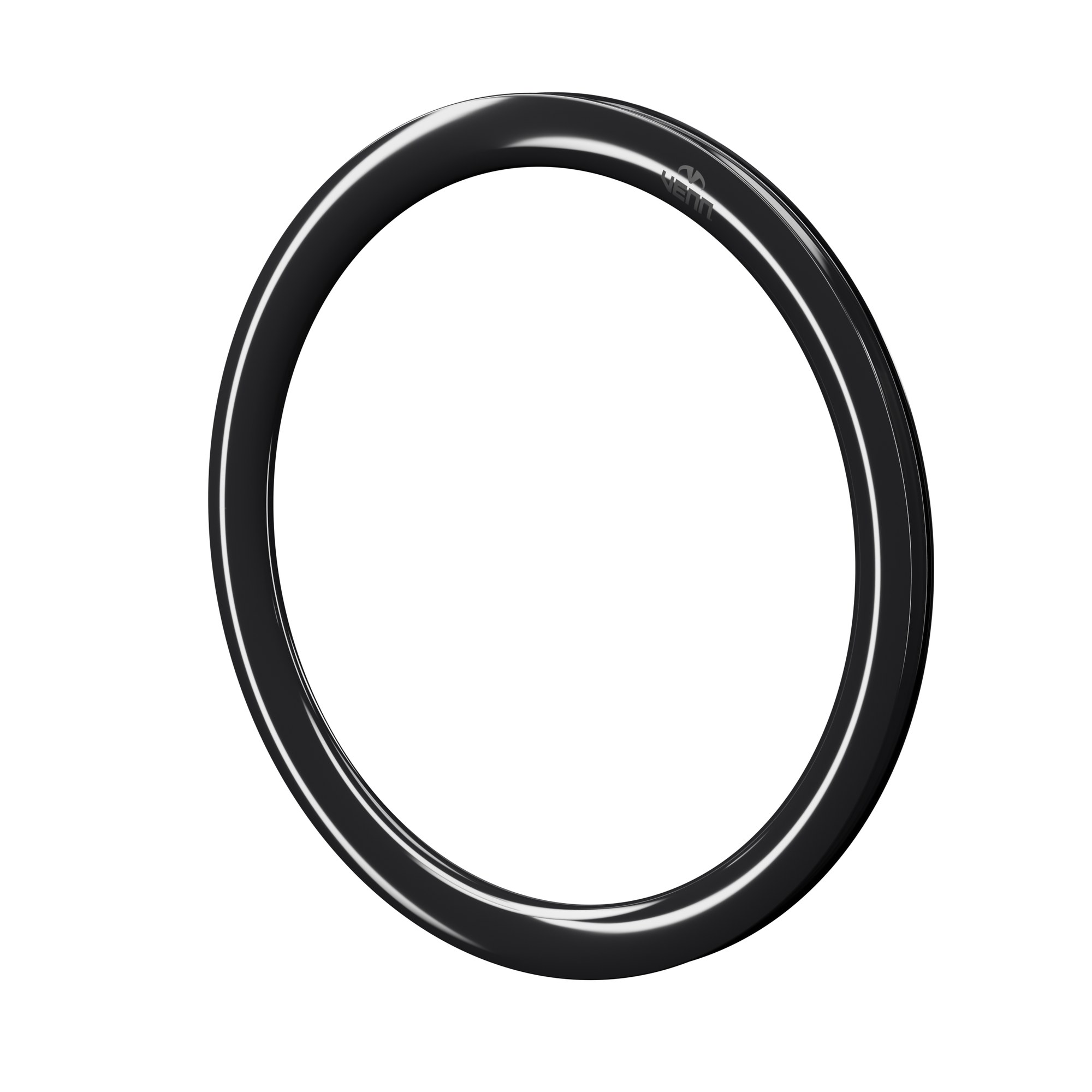 Venn 520 TCD UL carbon rim, uncoated gloss finish, three-quarter view