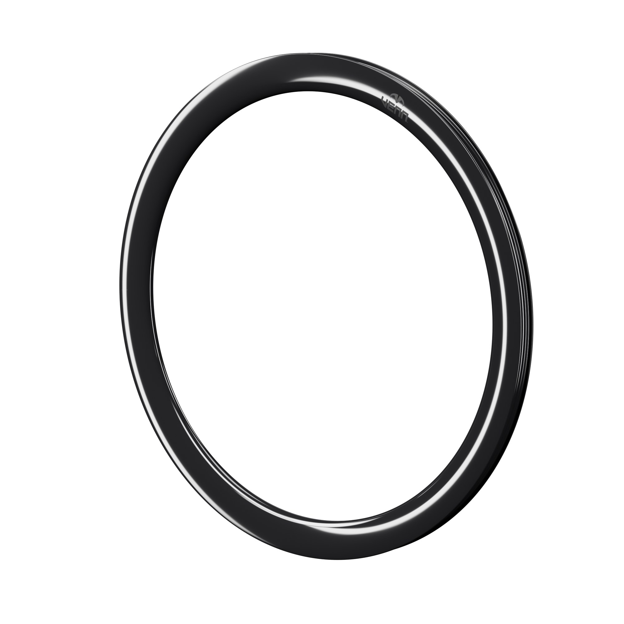Venn 470 TCC carbon rim, uncoated gloss finish, three-quarter view
