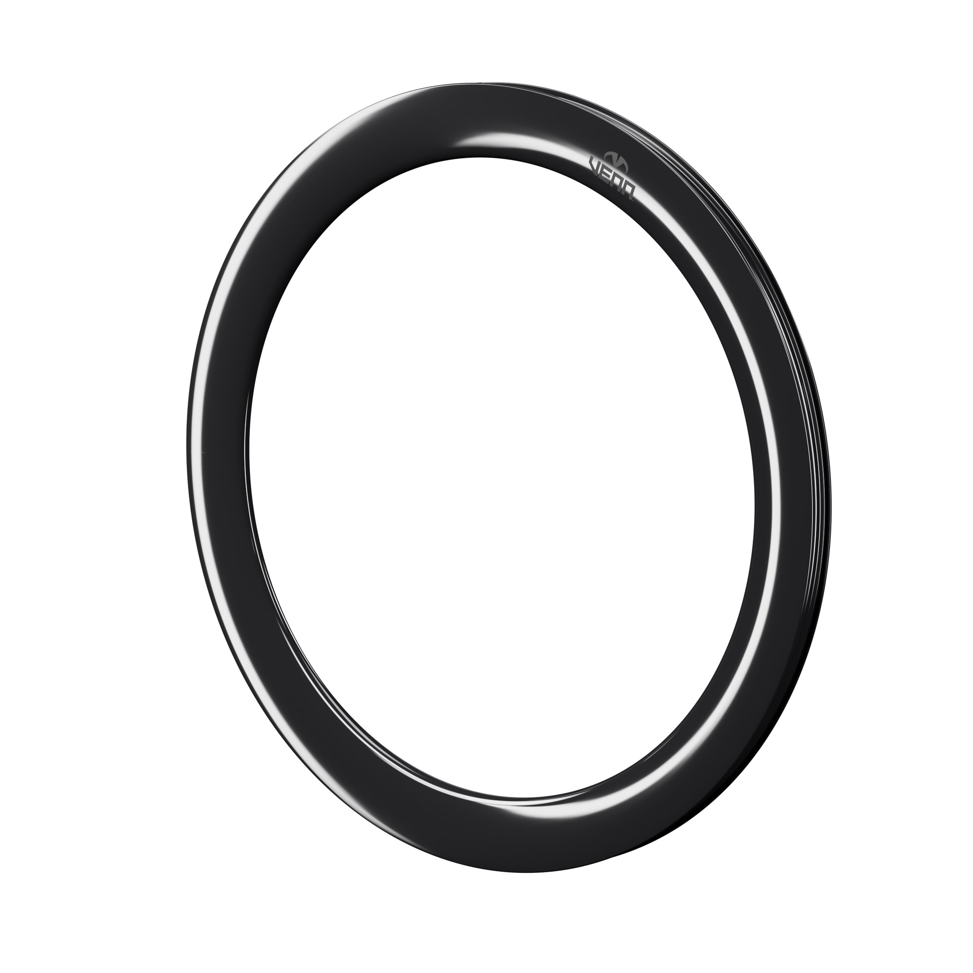 Venn 590 TCC carbon rim, uncoated gloss finish, three-quarter view