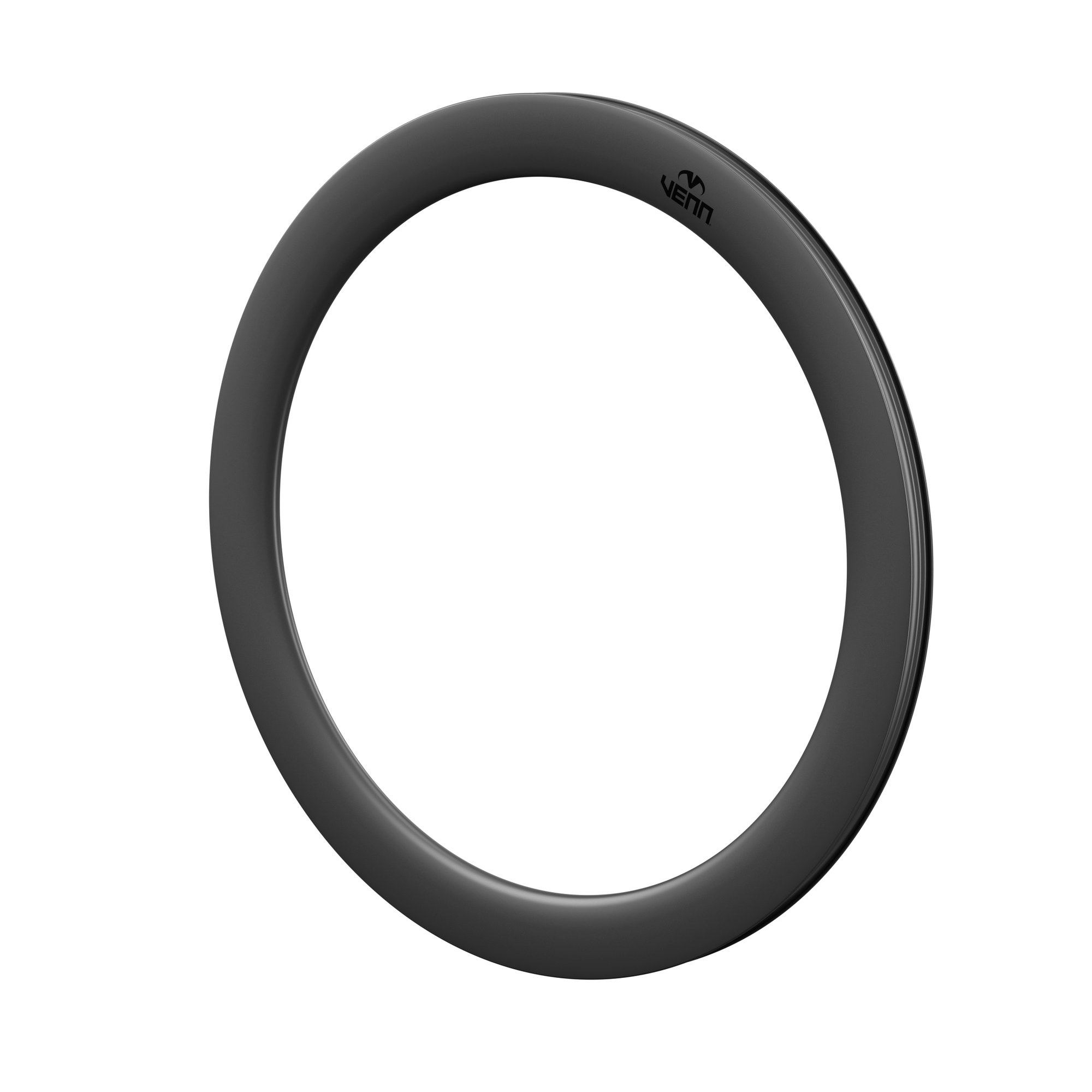 Venn 590 TCC carbon rim, uncoated matte finish, three-quarter view