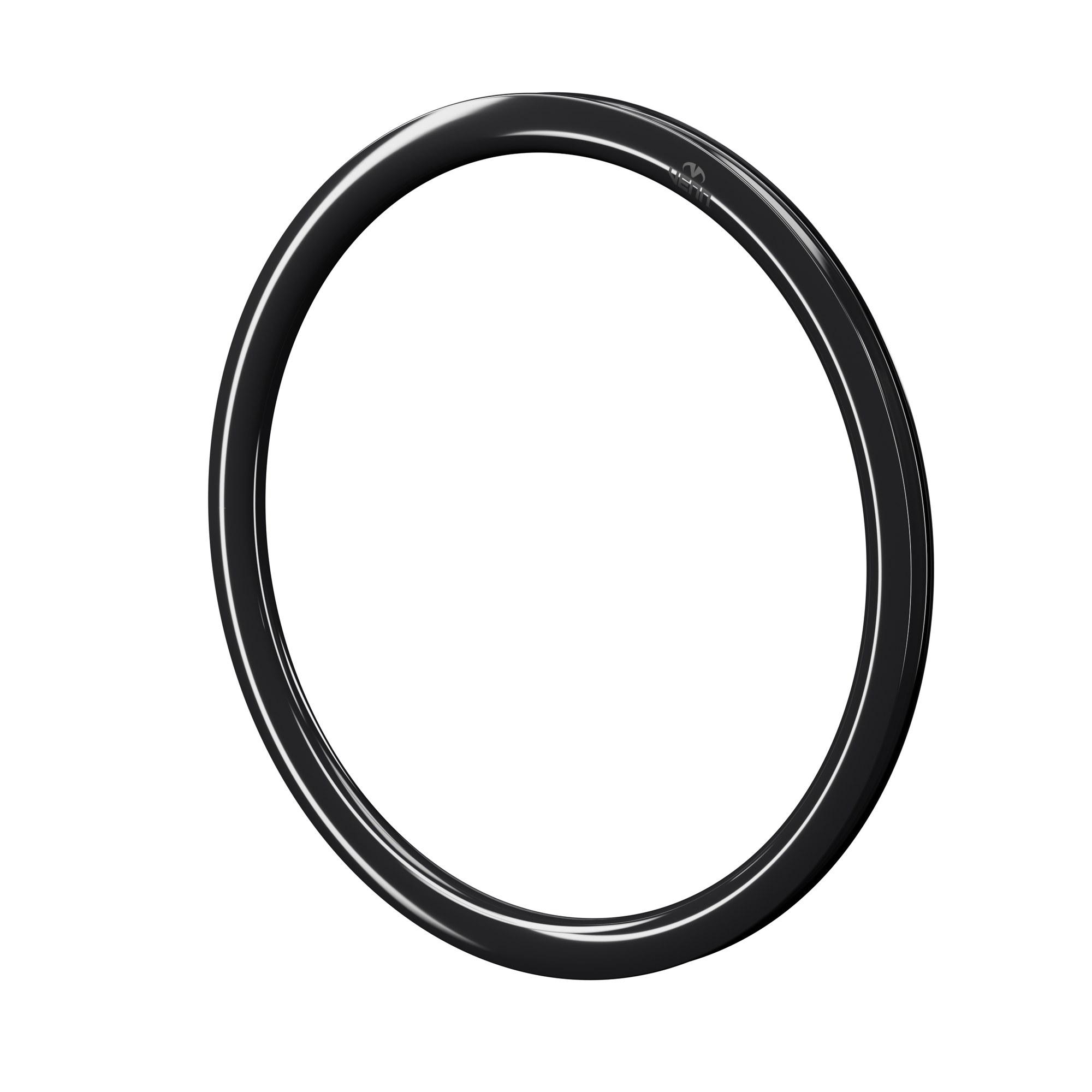 Venn 420 TCD UL carbon rim, uncoated gloss finish, three-quarter view