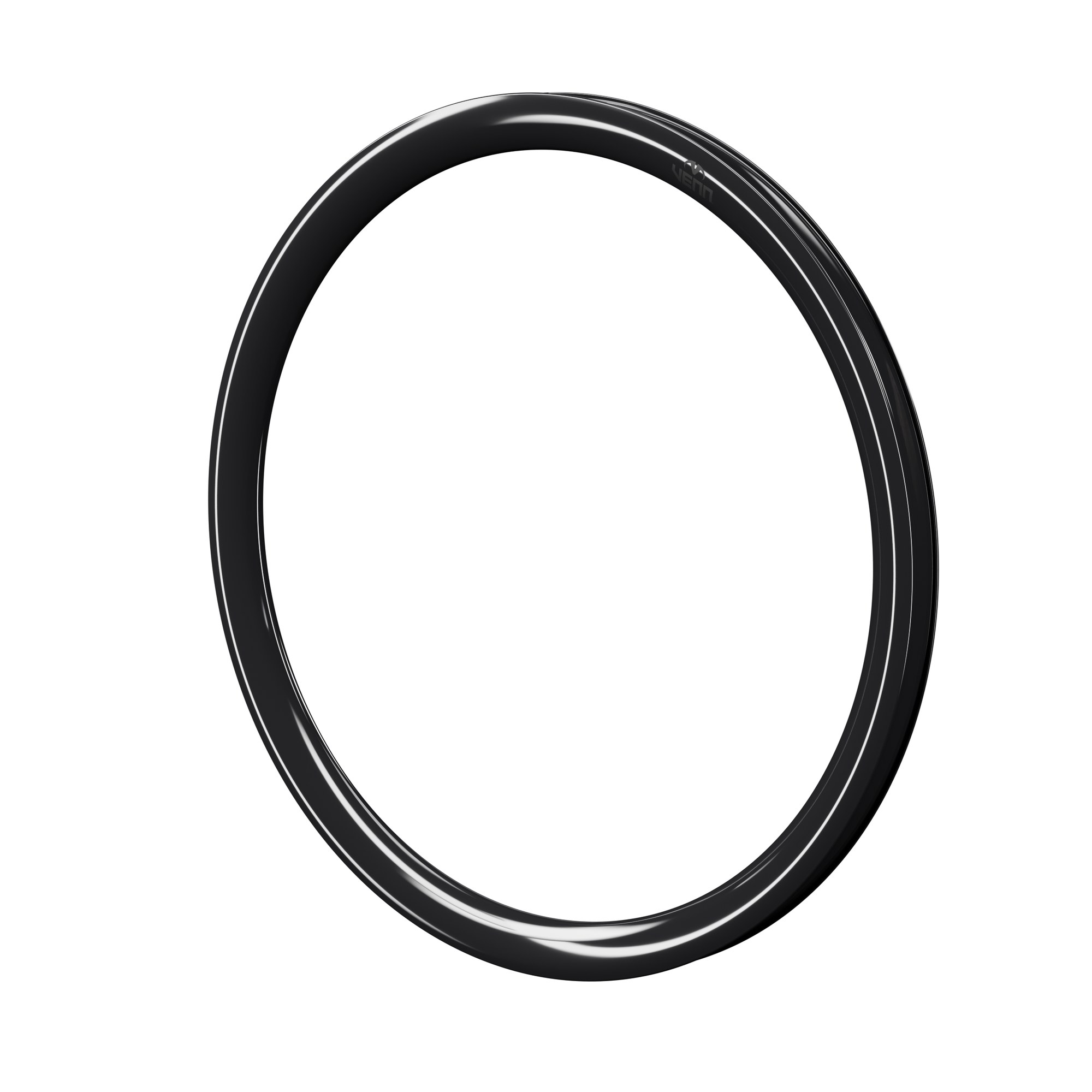 Venn 440 TCD UL 32" carbon rim, uncoated gloss finish, three-quarter view