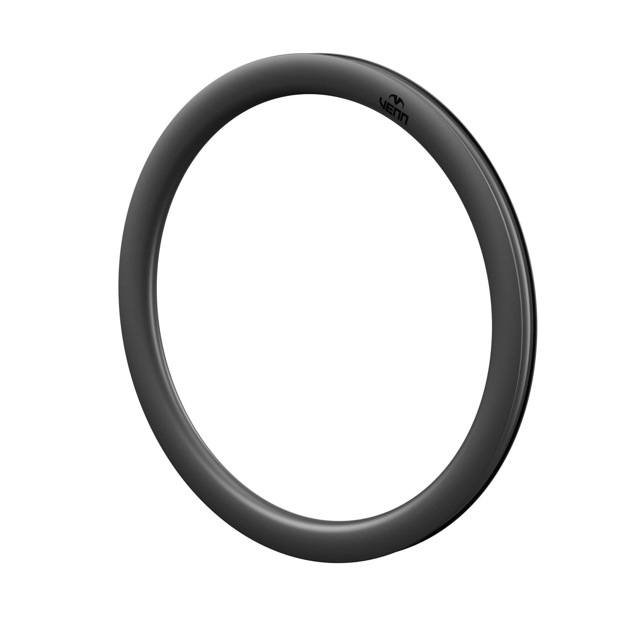 Venn 5028 TCD UL carbon rim, uncoated matte finish, three-quarter view