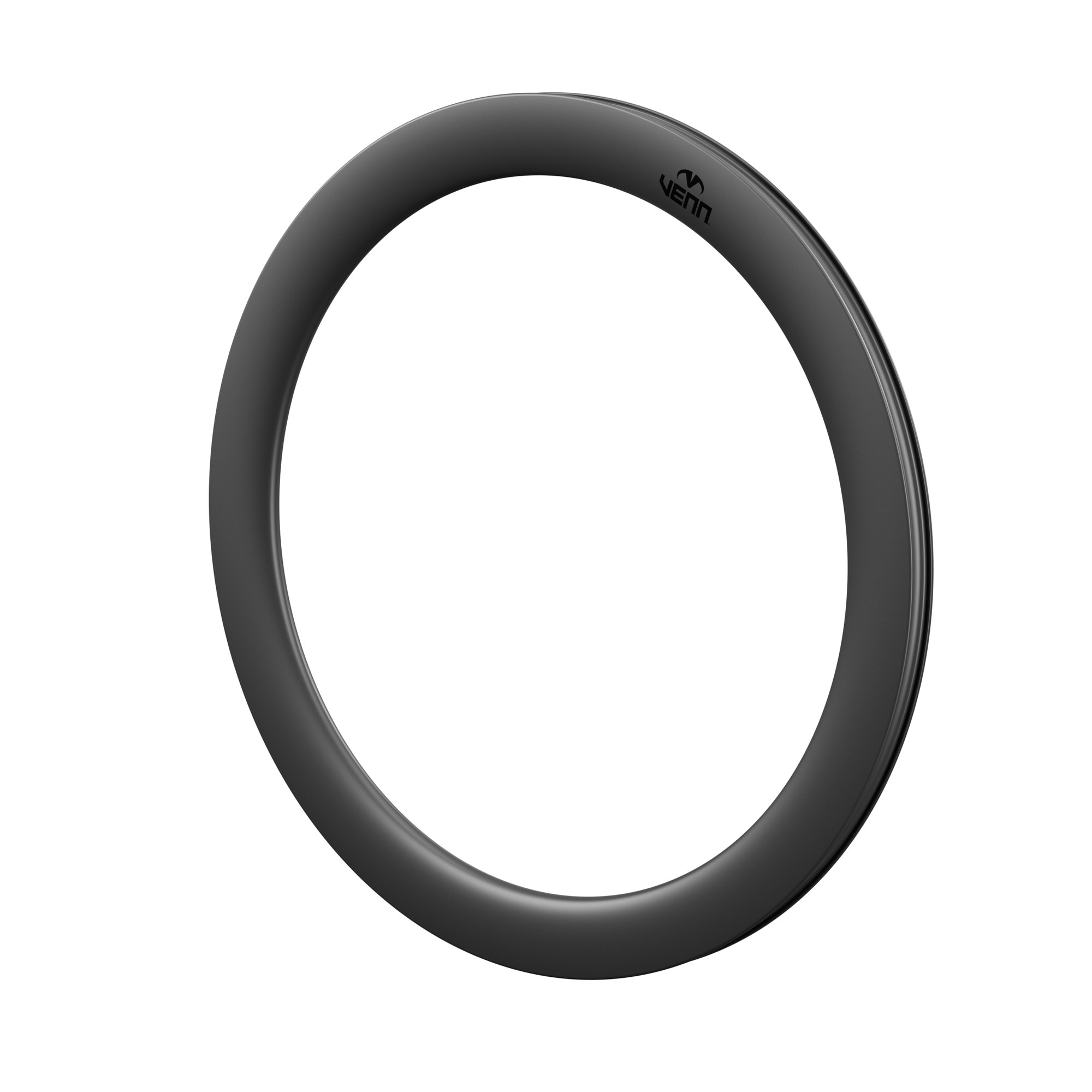 Venn 581 TCD carbon rim, uncoated matte finish, three-quarter view